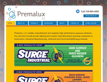 Tablet Screenshot of premalux.com